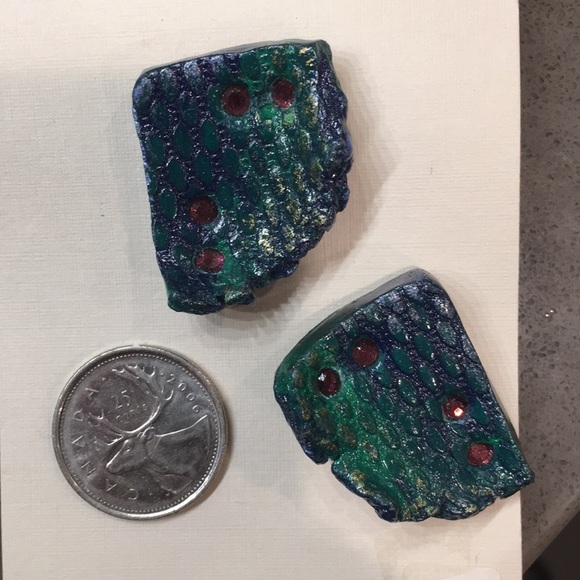 NWT vintage 1990s earrings and brooch/pendant​ - Picture 5 of 5